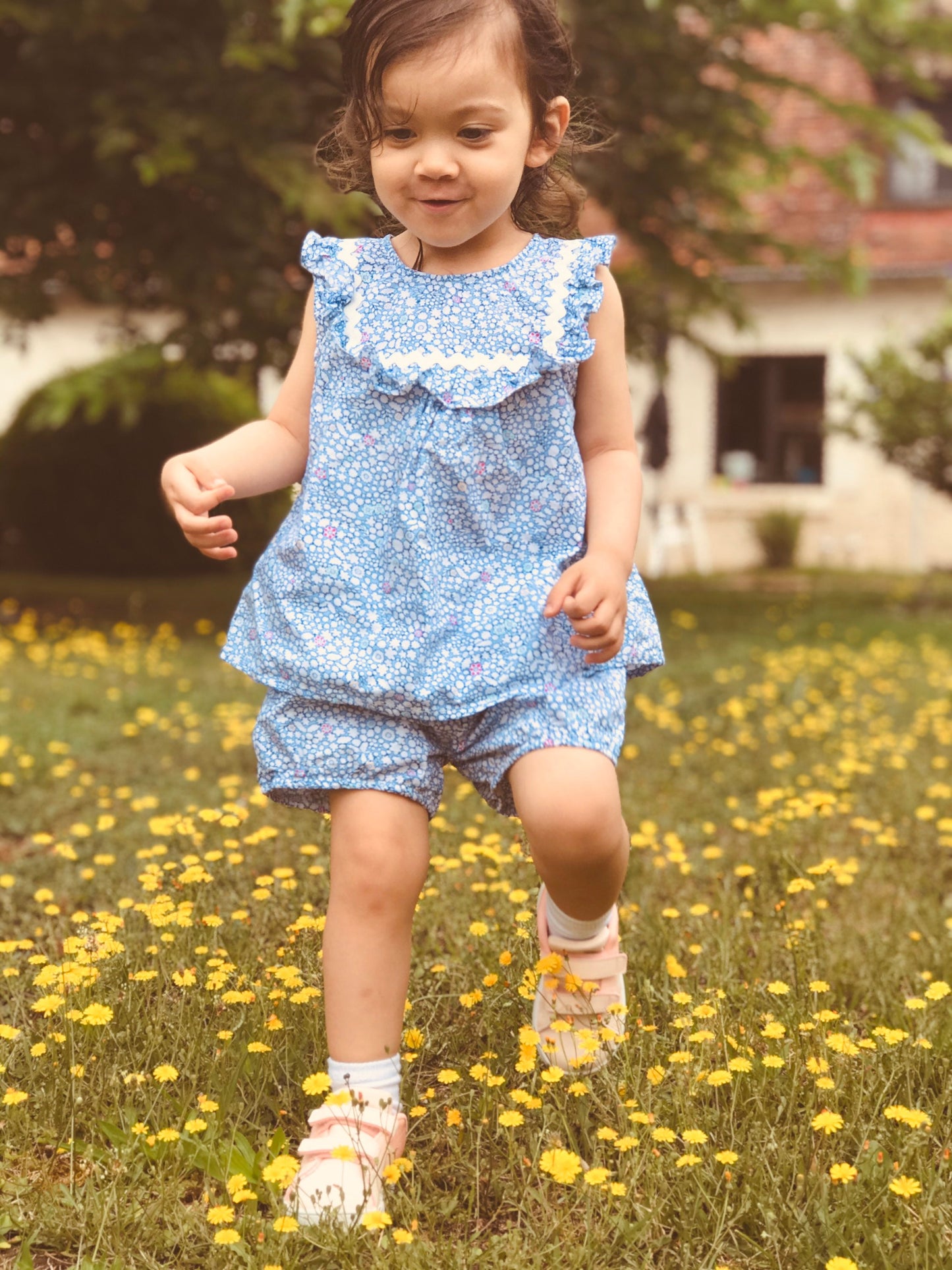 SET Liberty London blouse and bloomer silky cotton tana lawn