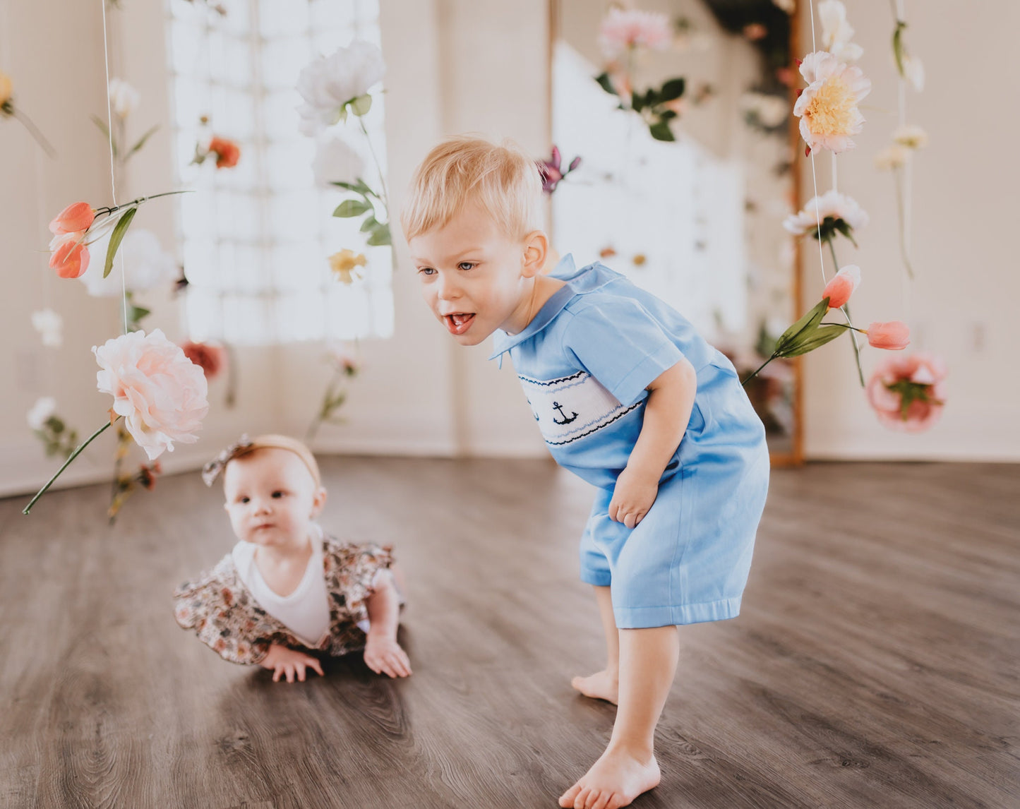 smock overalls for baby boy silky cotton tana lawn