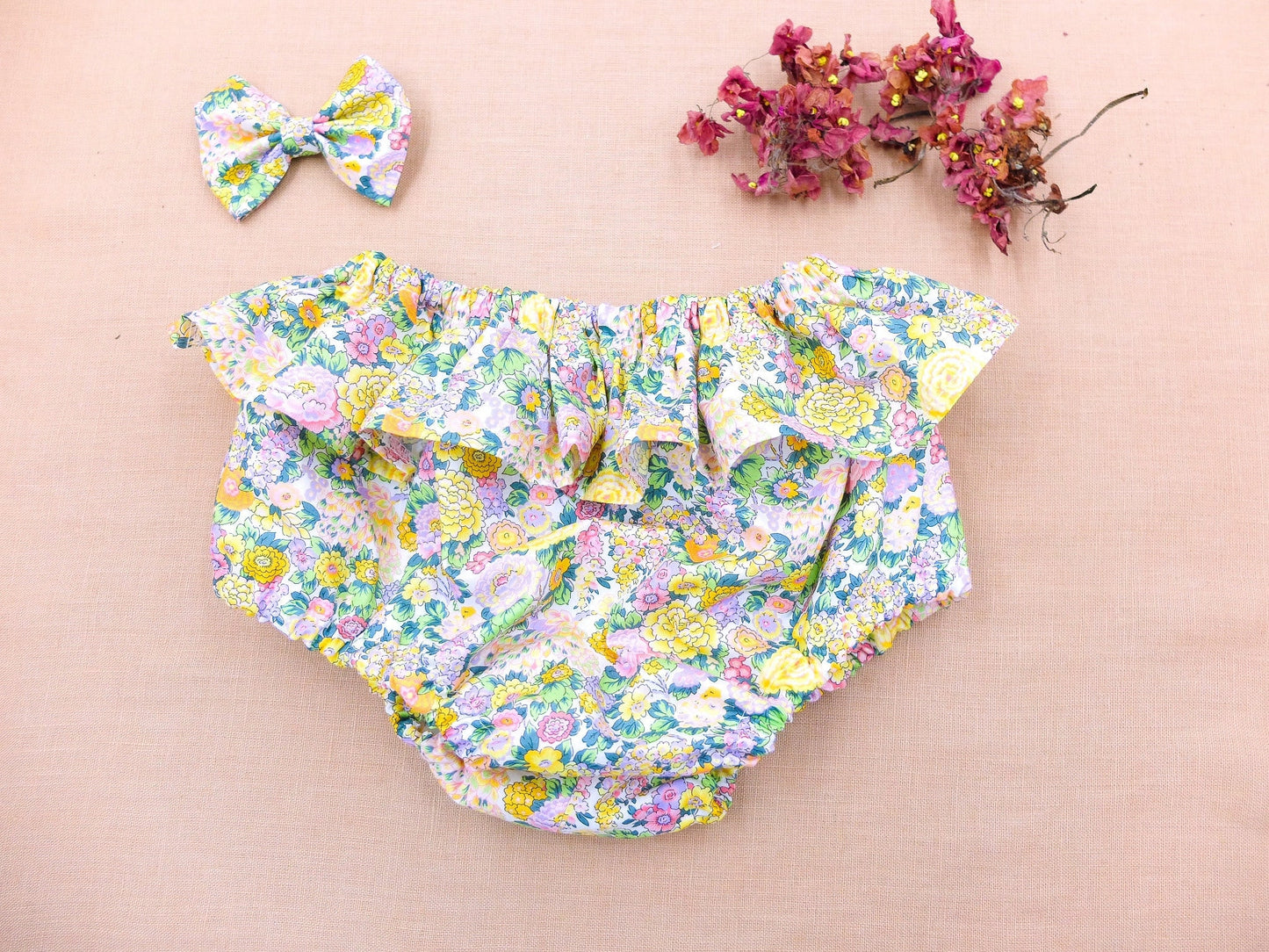 Liberty of London baby girl ruffle bloomers knickers nappy cover culottes organic cotton, floral animal print wedding baptism christening outfits first birthday new born gift eastern thanksgiving halloween Christmas home coming baby swim wear pants