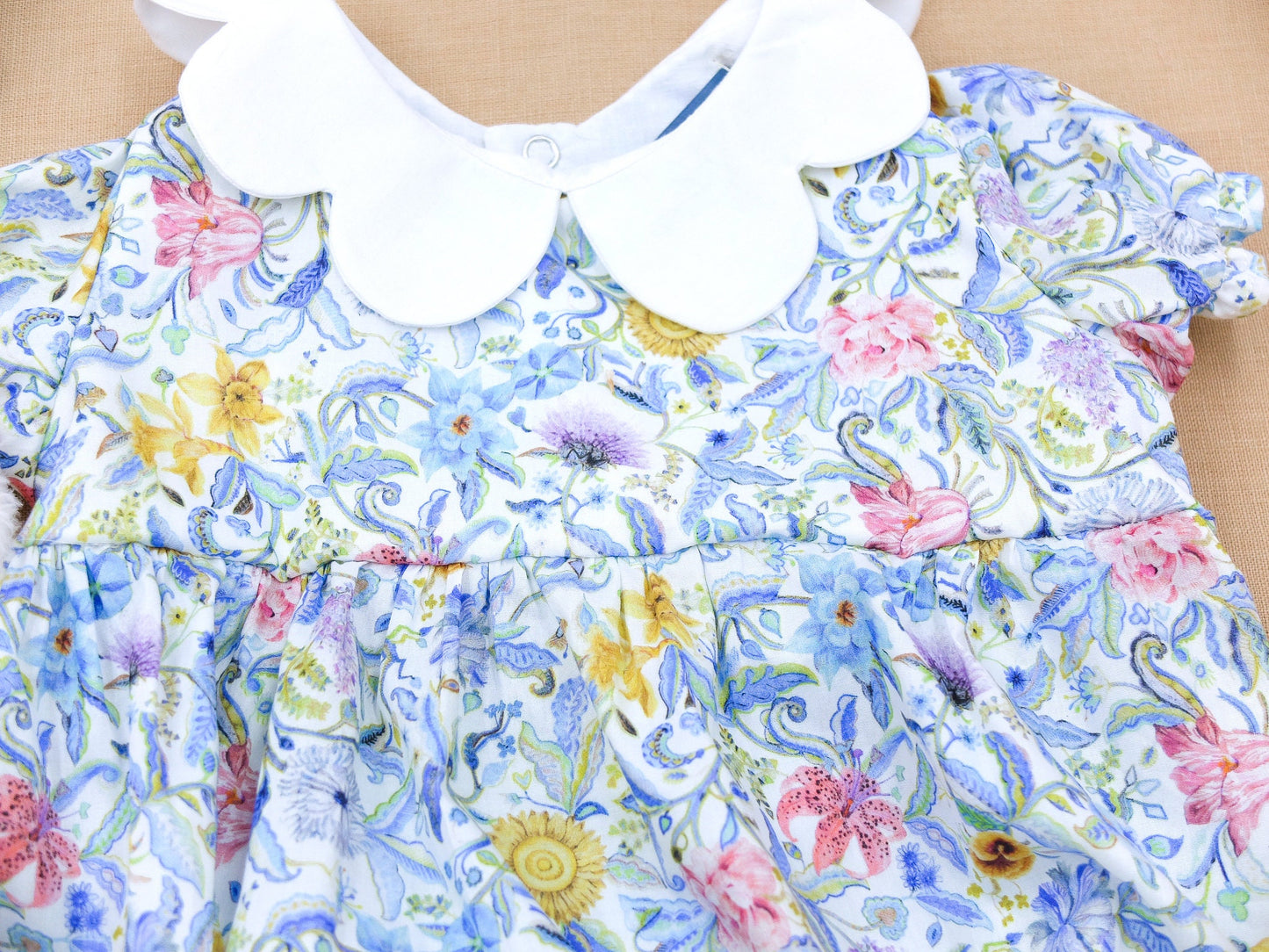 Liberty of London baby bubble romper