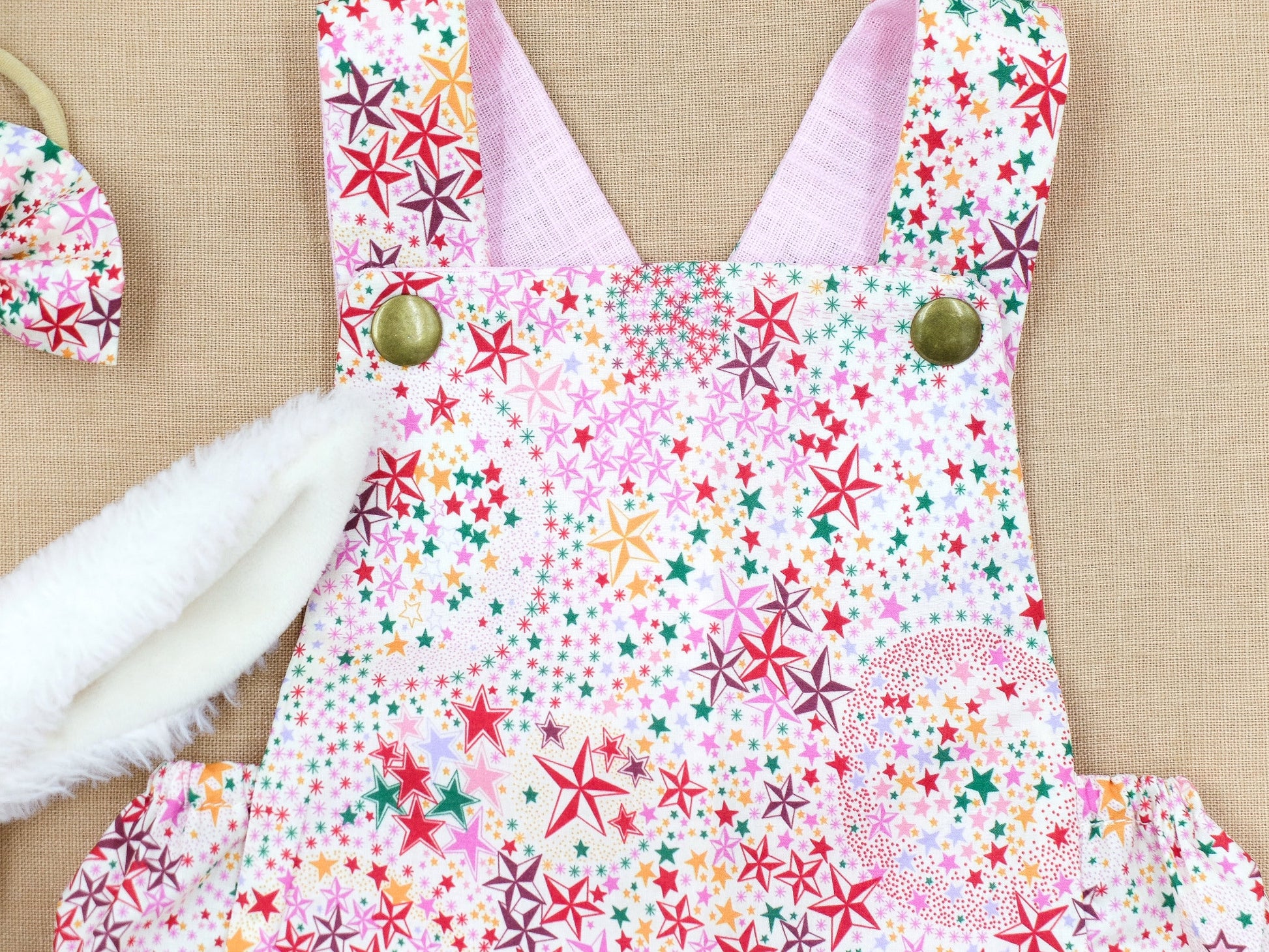 CHRISTMAS Baby Bubble Romper - Liberty of London Baby Romper - Suspender Baby Bubble - Christmas gift - Liberty Print Baby Christmas romper