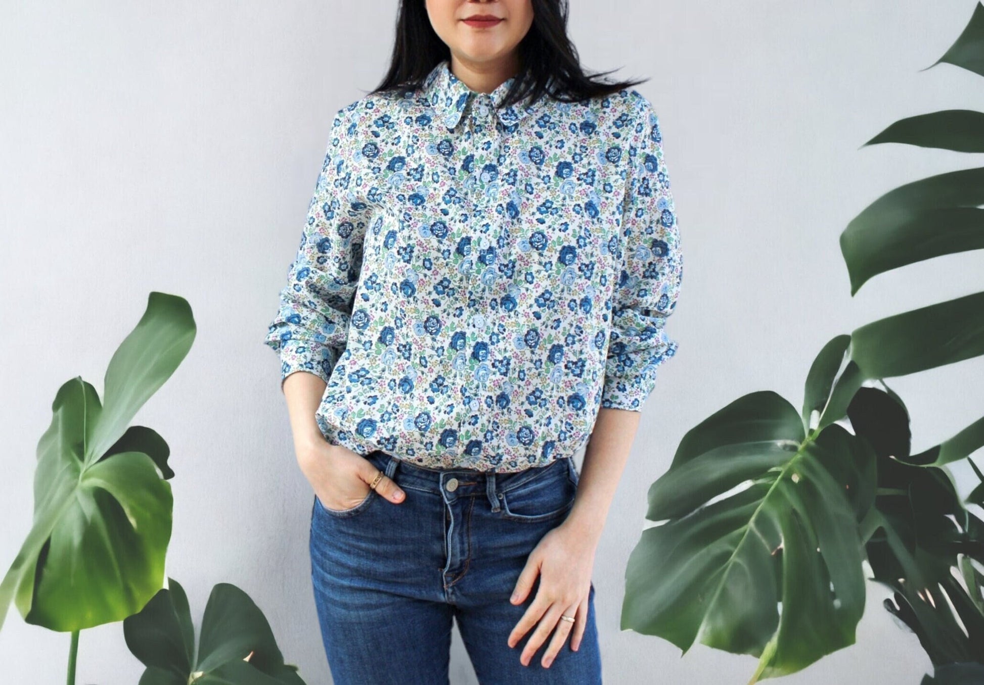 Long Sleeves Collared Shirt - Liberty of London Women Blouse