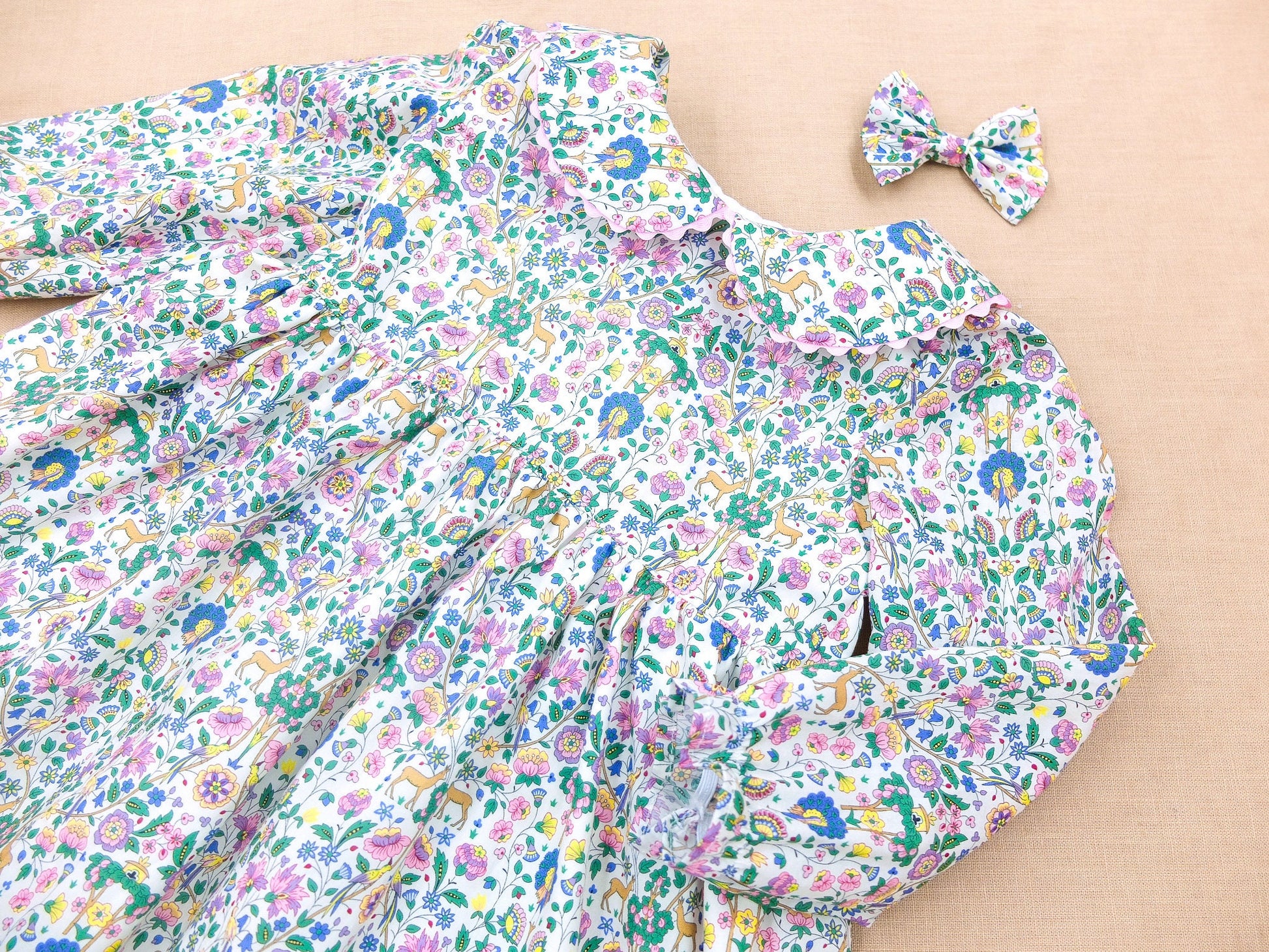 Liberty London dress - Floral Print Girl Dress