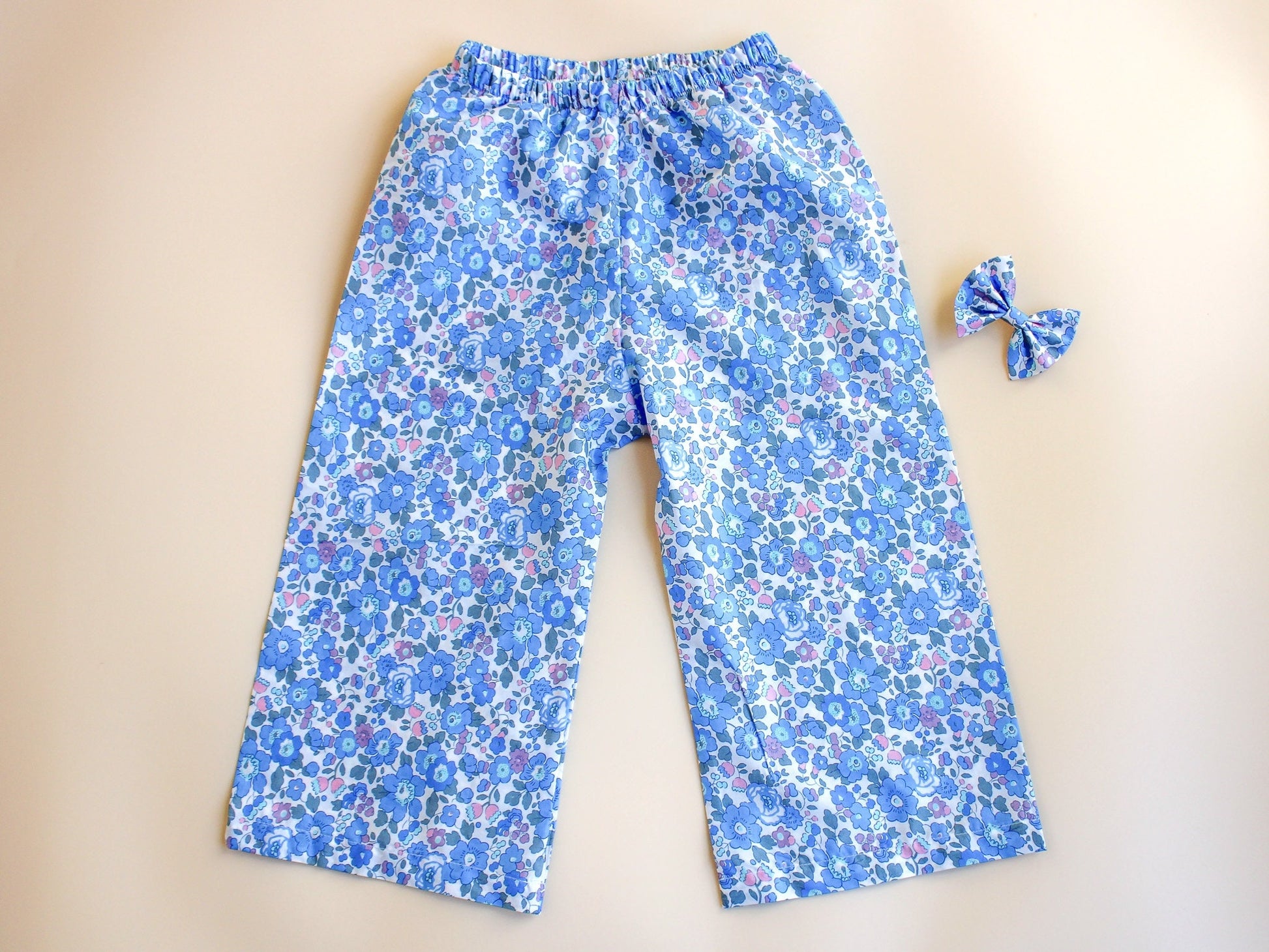 Liberty Floral Print Kids Summer Pants