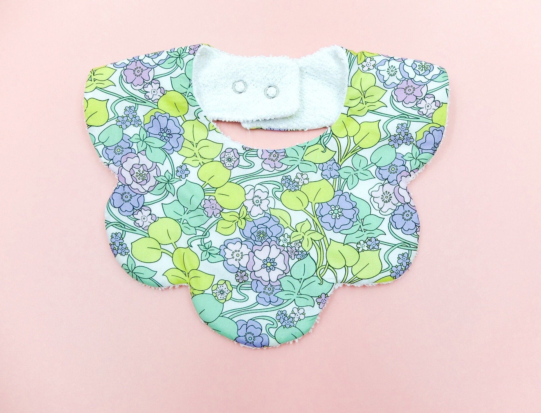 LIBERTY London Baby Scalloped Bib