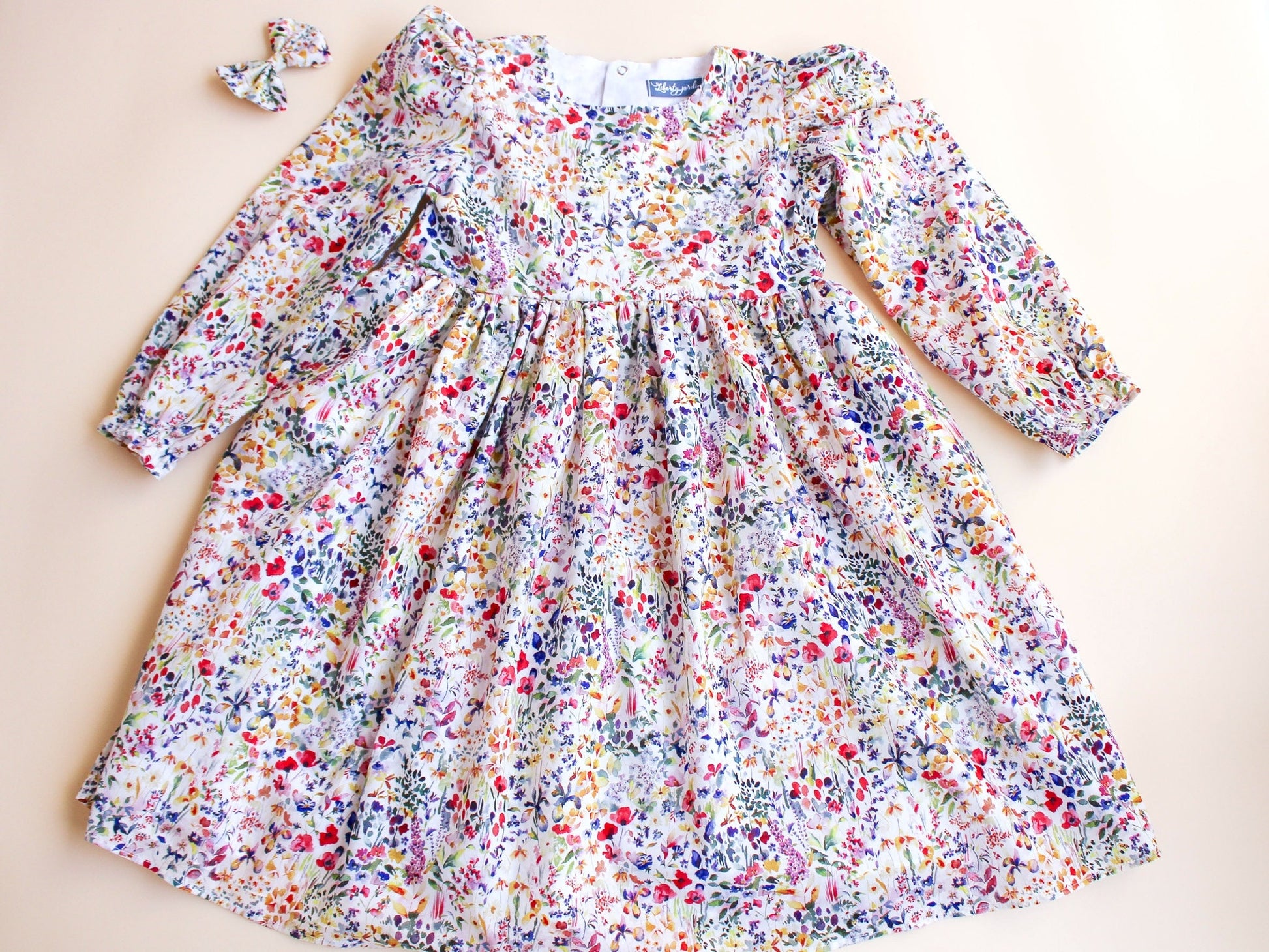 Liberty London dress - Floral Print Girl Dress