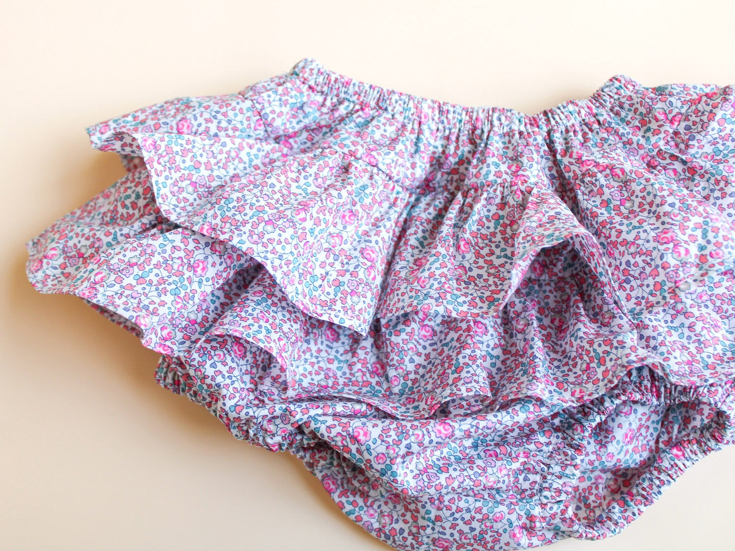 Liberty of London baby girl ruffle bloomers knickers nappy cover culottes organic cotton, floral animal print wedding baptism christening outfits first birthday new born gift eastern thanksgiving halloween Christmas home coming baby swim wear pants