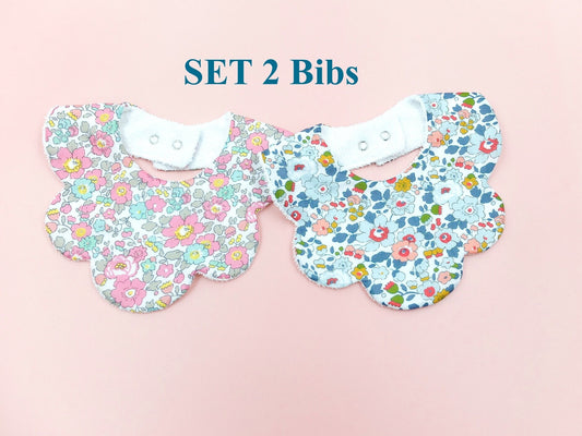 LIBERTY London Baby Scalloped Bib