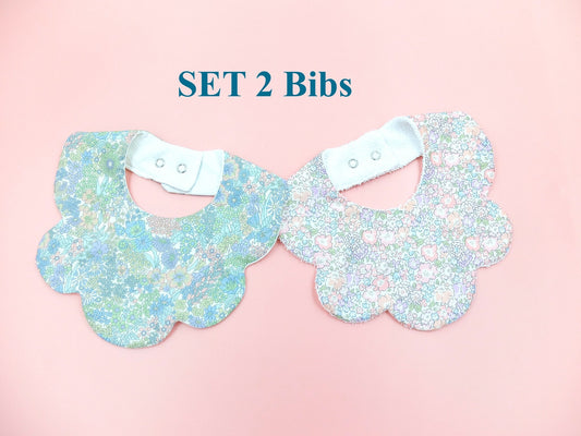 LIBERTY London Baby Scalloped Bib