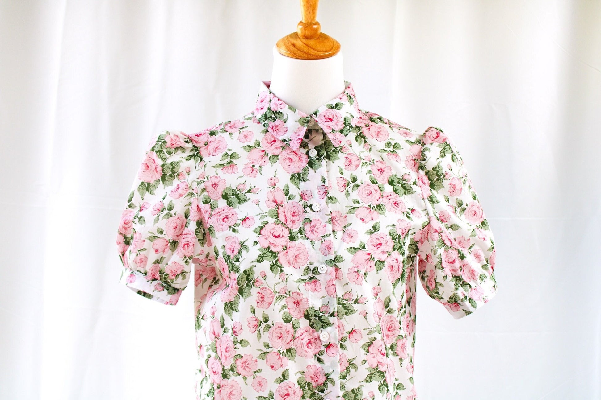 Liberty of London women half sleeves shirt floral print