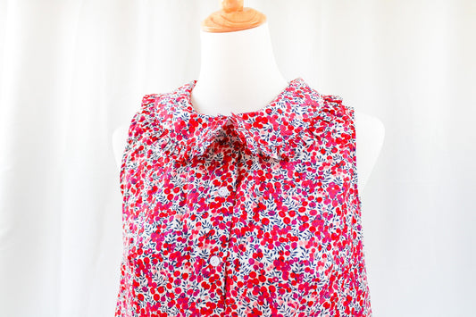 Liberty of London Ruffle Peter Pan Collar Top