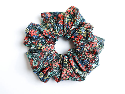 Floral Hair Scrunchies - Liberty of London Print Scrunchies