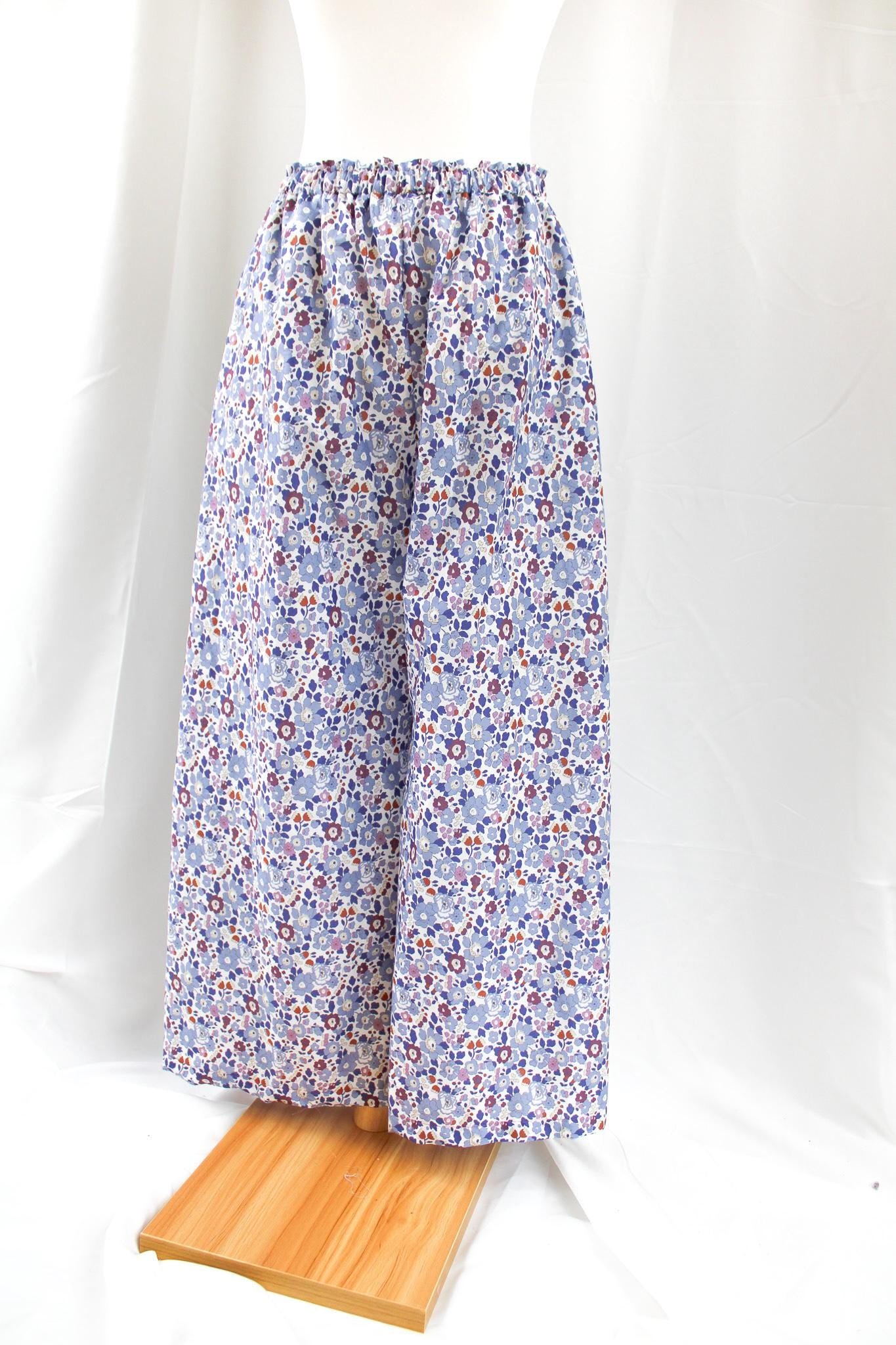 LIBERTY Woman Palazzo Pants - Liberty of London cotton wide leg pants - Liberty Pajama Pants - Liberty Floral Print Fabric - Lounge Pants